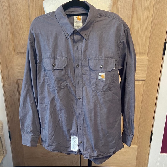 Carhartt Other - Carhartt Men's Button Down Work Shirt in Gray